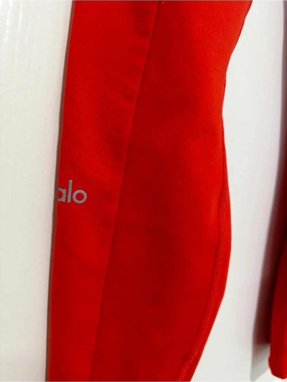 Alo Yoga Red Drawstring Jogger Pants Women's XS Lounge Athleisure